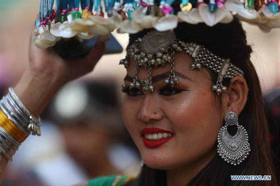 NEPAL-KATHMANDU-MAGHE SANKRANTI FESTIVAL-THARU COMMUNITY-CELEBRATIONS