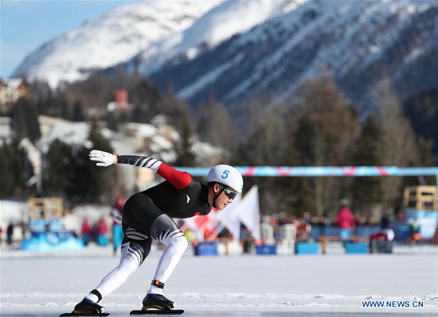 (SP)SWITZERLAND-ST. MORITZ-WINTER YOG-SPEED SKATING-MEN'S MASS START