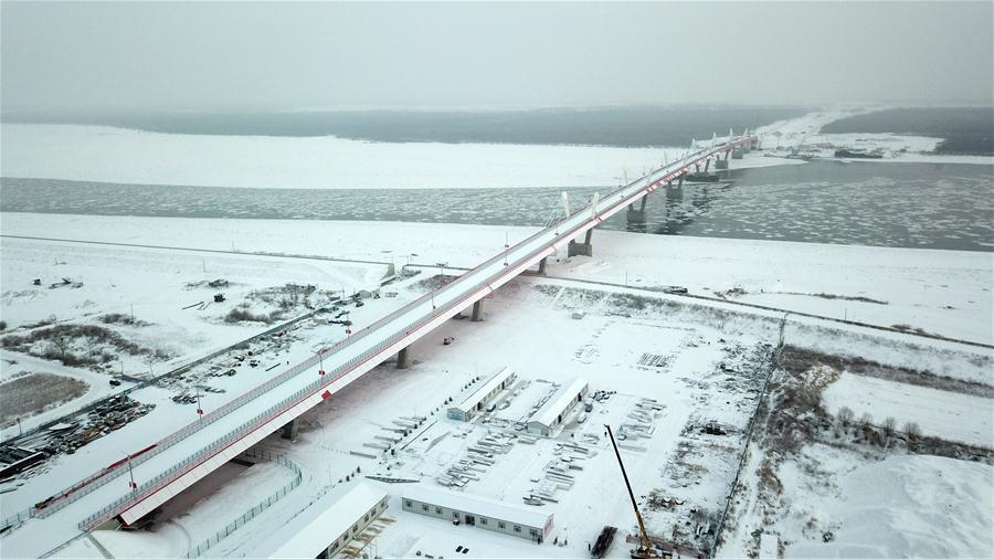 CHINA-HEILONGJIANG-RUSSIA-HIGHWAY BRIDGE-READY FOR OPENING (CN)