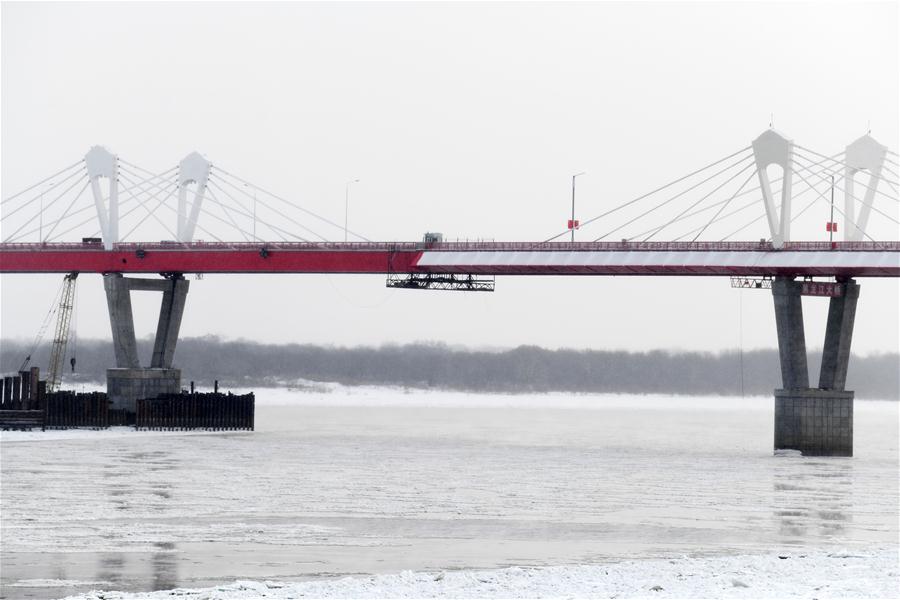 CHINA-HEILONGJIANG-RUSSIA-HIGHWAY BRIDGE-READY FOR OPENING (CN)