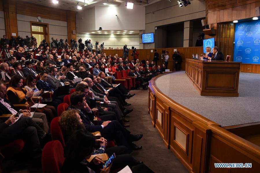 RUSSIA-MOSCOW-FM-LAVROV-ANNUAL PRESS CONFERENCE