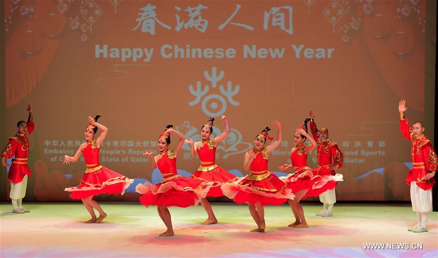 QATAR-DOHA-HAPPY CHINESE NEW YEAR-PERFORMANCE 