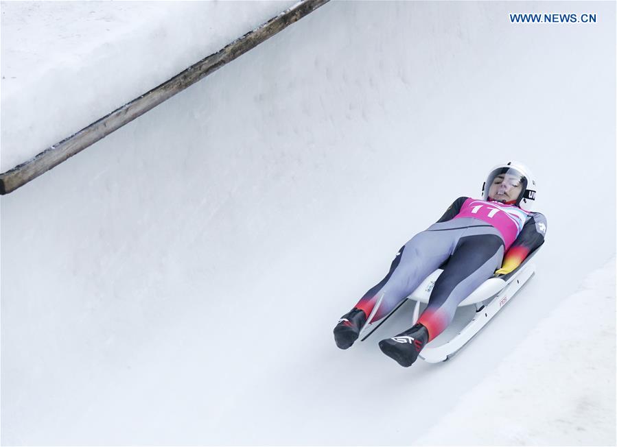 (SP)SWITZERLAND-ST. MORITZ-WINTER YOG-LUGE-WOMEN'S SINGLES