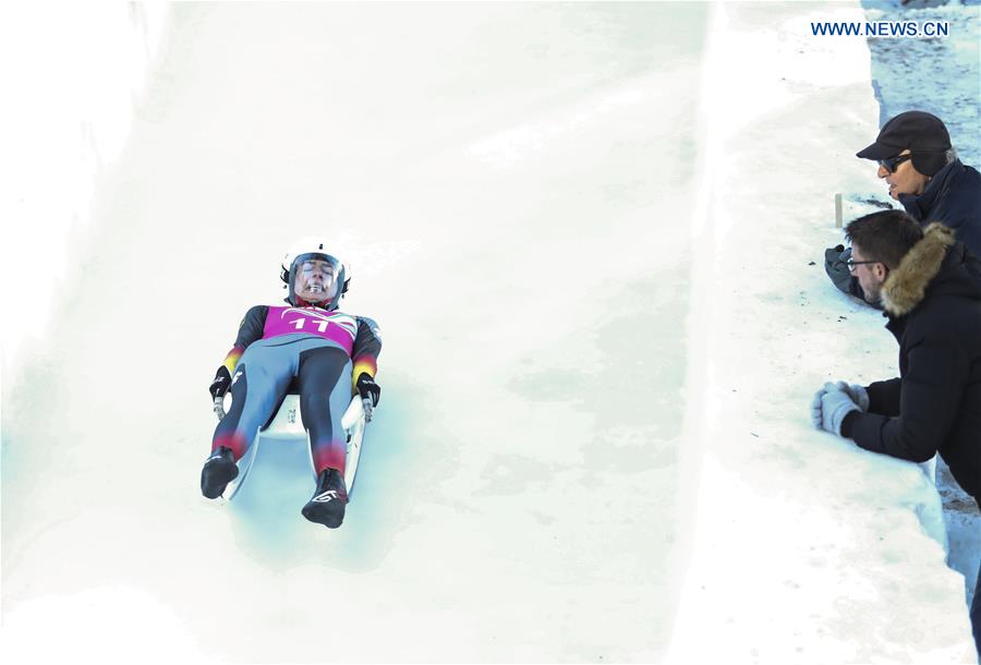 (SP)SWITZERLAND-ST. MORITZ-WINTER YOG-LUGE-WOMEN'S SINGLES