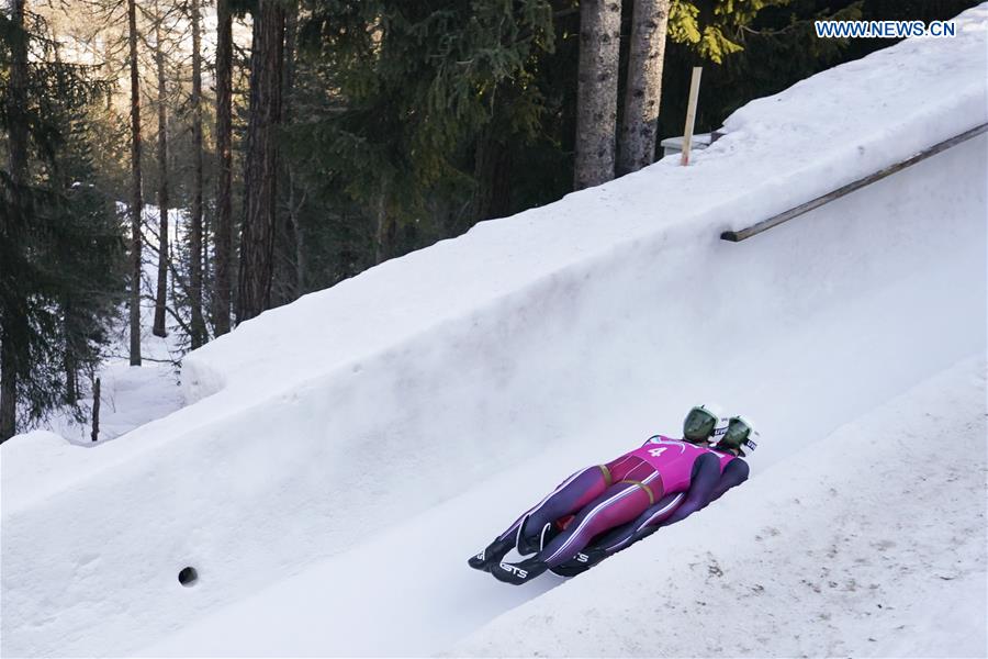 (SP)SWITZERLAND-ST. MORITZ-WINTER YOG-LUGE-MEN'S DOUBLES