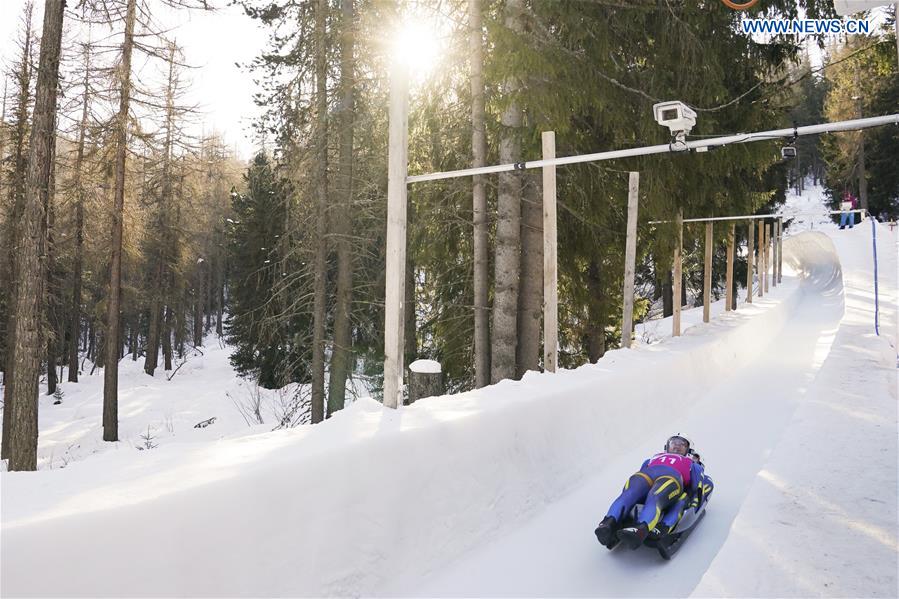 (SP)SWITZERLAND-ST. MORITZ-WINTER YOG-LUGE-MEN'S DOUBLES