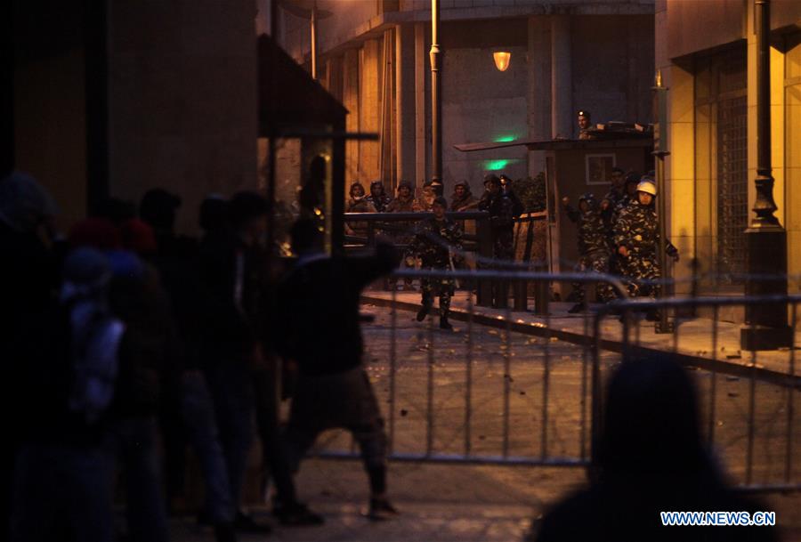 LEBANON-BEIRUT-PROTESTERS-RIOT POLICE-CLASHES