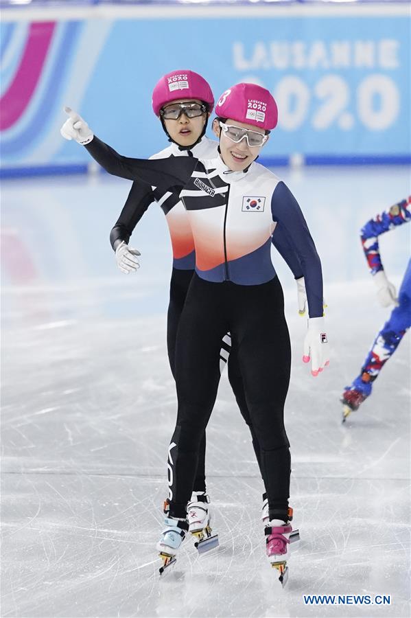 (SP)SWITZERLAND-LAUSANNE-WINTER YOG-SHORT TRACK SPEED SKATING-WOMEN'S 1000M