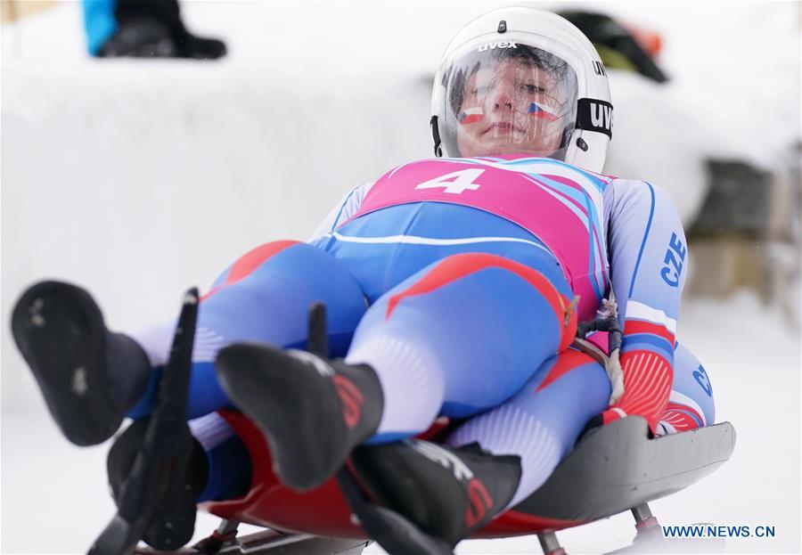 (SP)SWITZERLAND-ST. MORITZ-WINTER YOG-LUGE-WOMEN'S DOUBLES