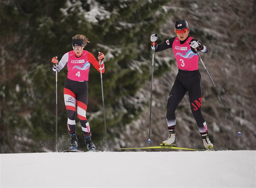 (SP)FRANCE-LES ROUSSES-WINTER YOG-NORDIC COMBINED-WOMEN'S INDIVIDUAL NH/4KM