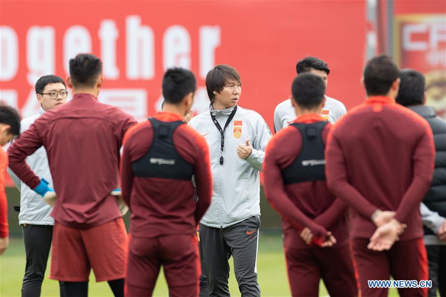 (SP)CHINA-FOSHAN-FOOTBALL-TEAM CHINA-TRAINING