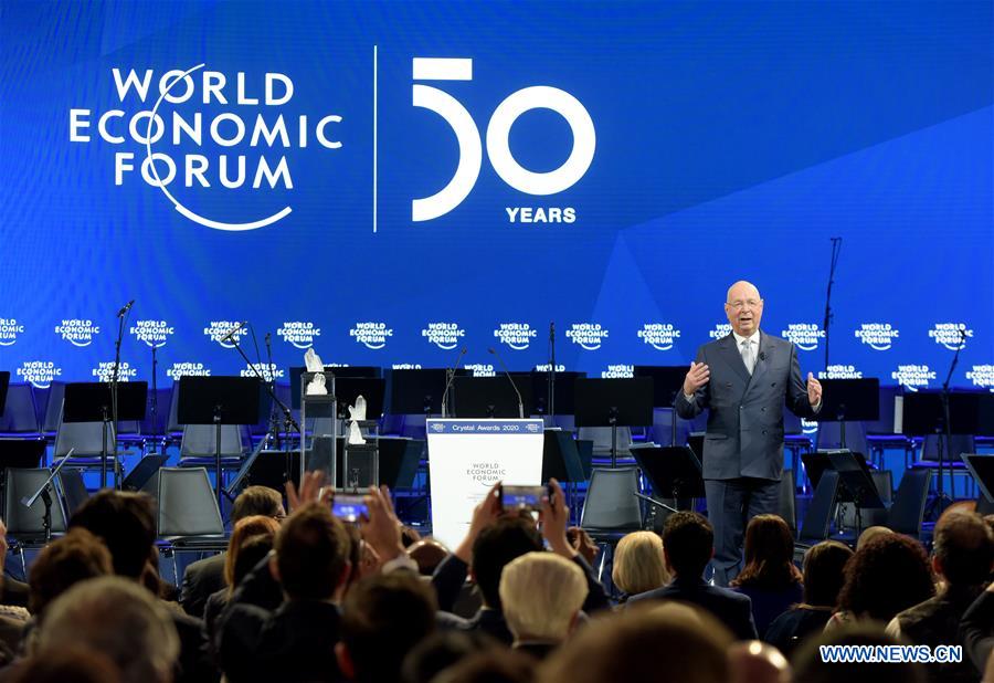 SWITZERLAND-DAVOS-WEF ANNUAL MEETING-KLAUS SCHWAB