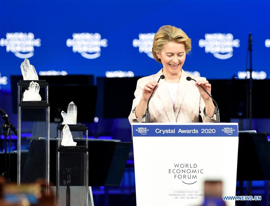 SWITZERLAND-DAVOS-WEF ANNUAL MEETING-URSULA VON DER LEYEN