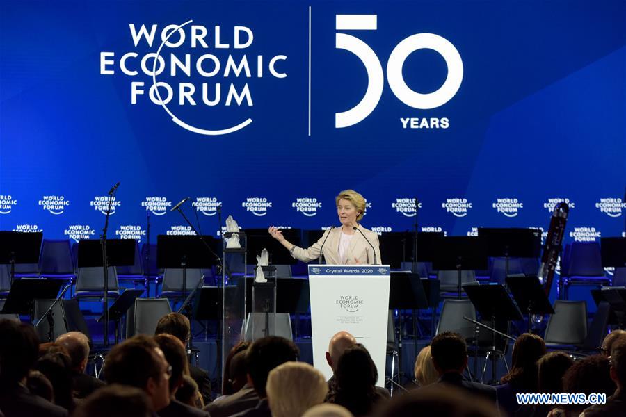 SWITZERLAND-DAVOS-WEF ANNUAL MEETING-URSULA VON DER LEYEN