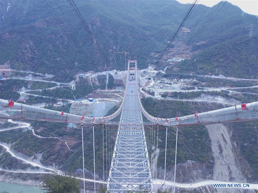 CHINA-YUNNAN-JINSHA RIVER BRIDGE-CONSTRUCTION (CN)