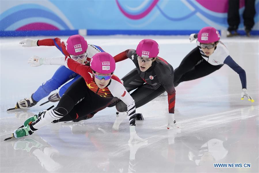 (SP)SWITZERLAND-LAUSANNE-WINTER YOG-SHORT TRACK SPEED SKATING