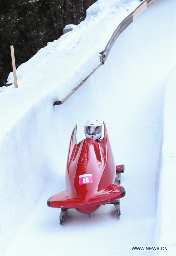 (SP)SWITZERLAND-ST. MORITZ-WINTER YOG-BOBSLEIGH-MEN'S MONOBOB