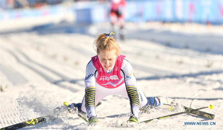 (SP)SWITZERLAND-LE CHENIT-WINTER YOG-CROSS-COUNTRY SKIING-WOMEN'S 5KM CLASSIC