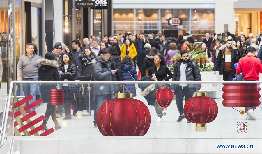 CANADA-TORONTO-CHINESE LUNAR NEW YEAR-DECORATION