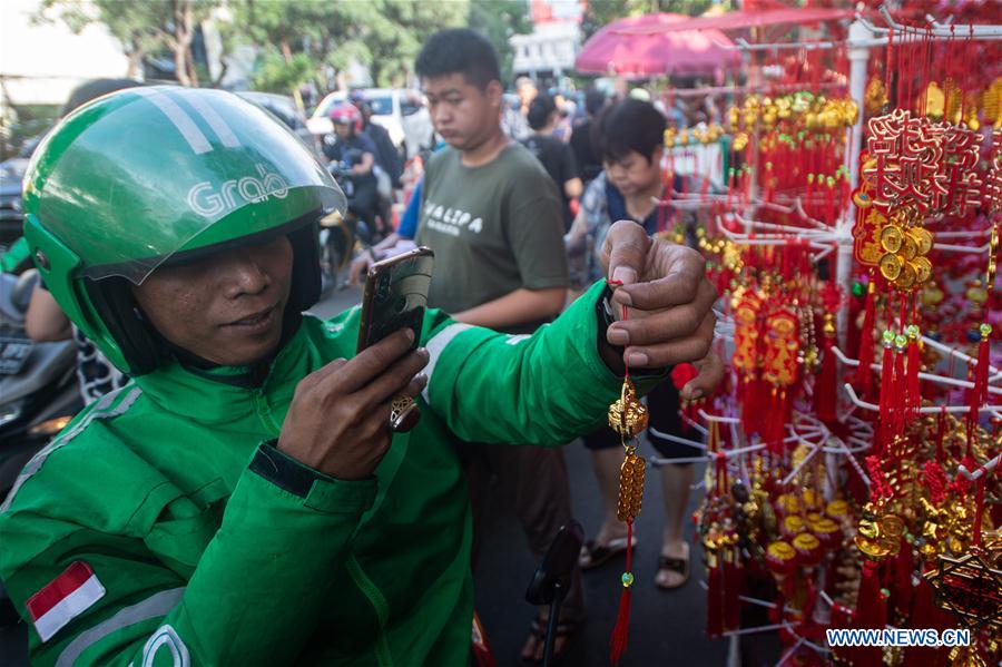 INDONESIA-JAKARTA-CHINESE LUNAR NEW YEAR DECORATIONS