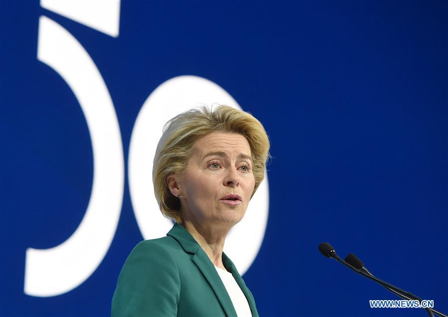 SWITZERLAND-DAVOS-WEF ANNUAL MEETING-URSULA VON DER LEYEN