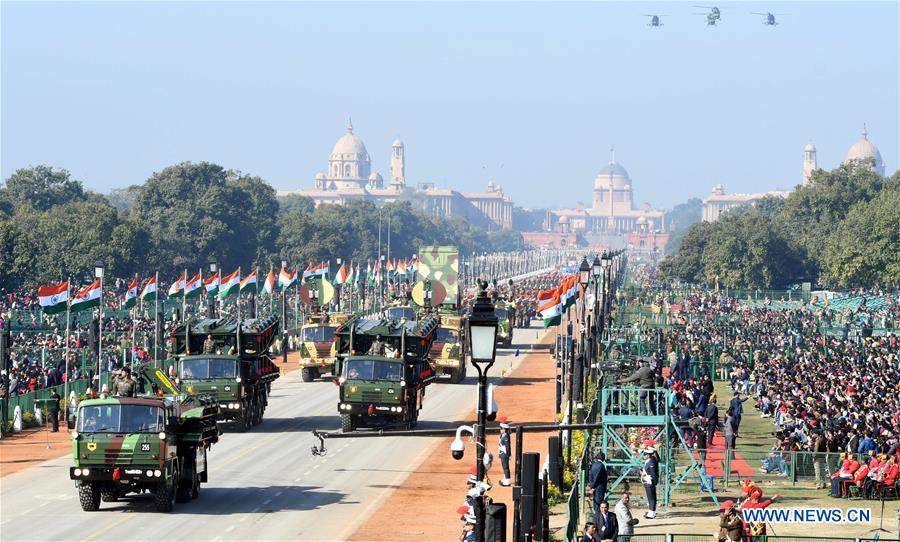 INDIA-REPUBLIC DAY-PARADE-REHEARSAL