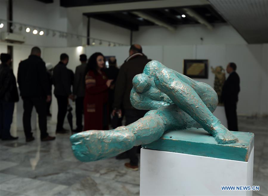 IRAQ-BAGHDAD-SCULPTURE-EXHIBITION