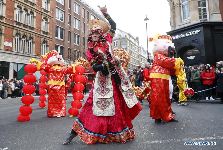 BRITAIN-LONDON-CHINA-LUNAR NEW YEAR-PARADE