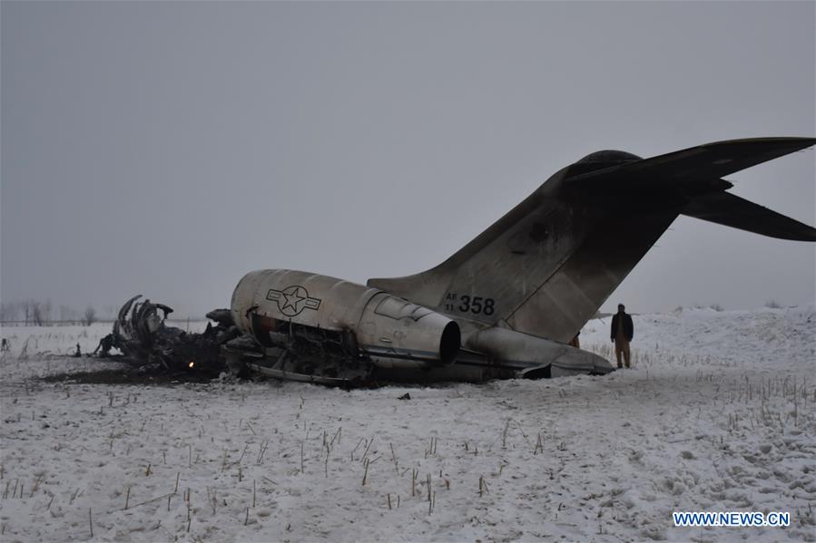 AFGHANISTAN-GHAZNI-U.S.-AIRCRAFT-CRASH