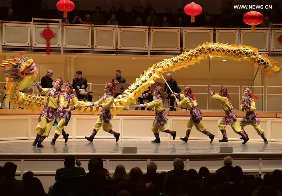 Chinese New Year celebration concert held in Chicago Symphony Center