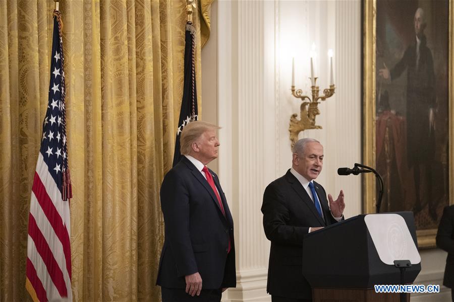 U.S.-WASHINGTON D.C.-TRUMP-ISRAEL-NETANYAHU-PRESS CONFERENCE