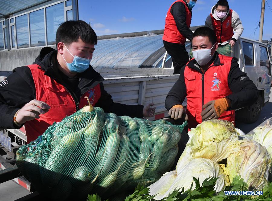 CHINA-SHANDONG-QINGDAO-VEGETABLE-DONATION (CN)