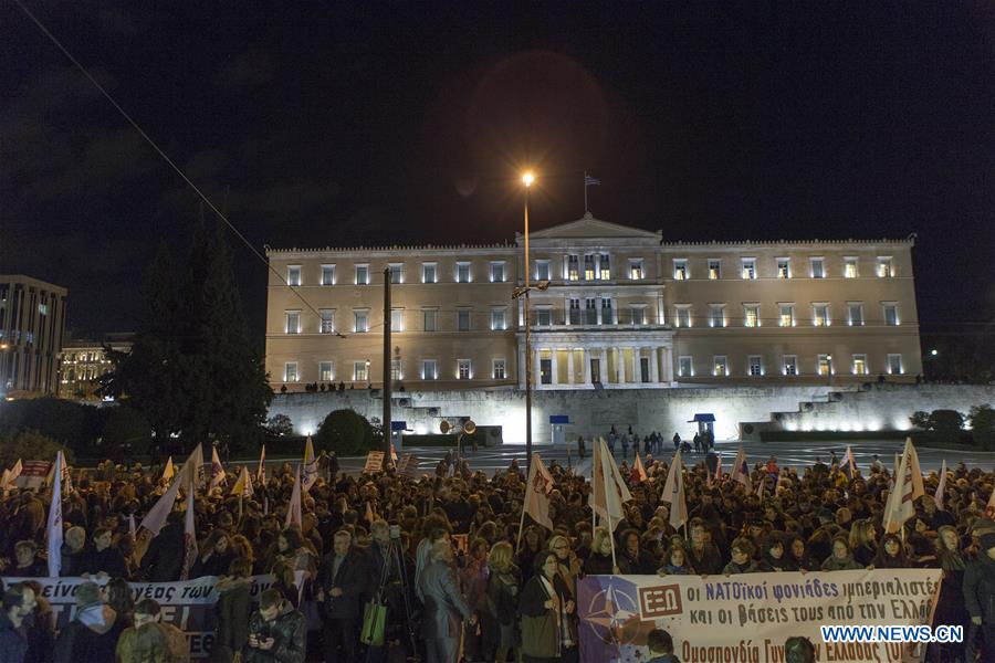 GREECE-ATHENS-U.S.-DEFENSE COOPERATION-PROTEST