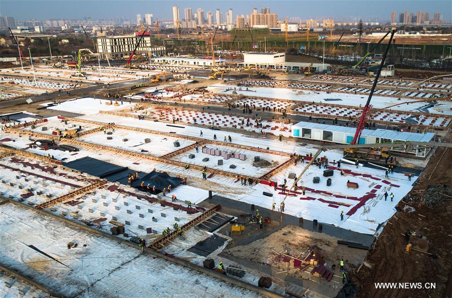 CHINA-HUBEI-WUHAN-LEISHENSHAN HOSPITAL-CONSTRUCTION (CN)