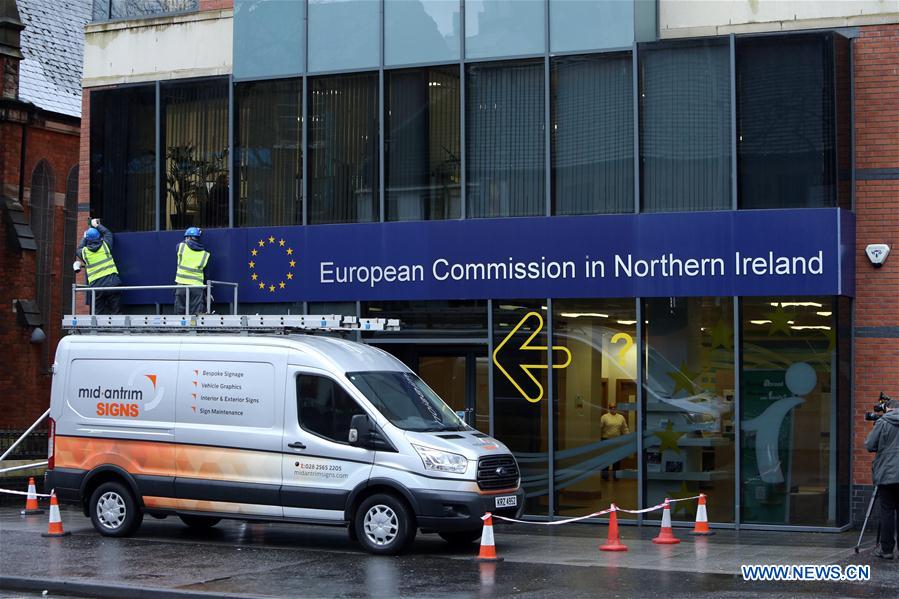 BRITAIN-BELFAST-EUROPEAN COMMISSION IN NORTHERN IRELAND