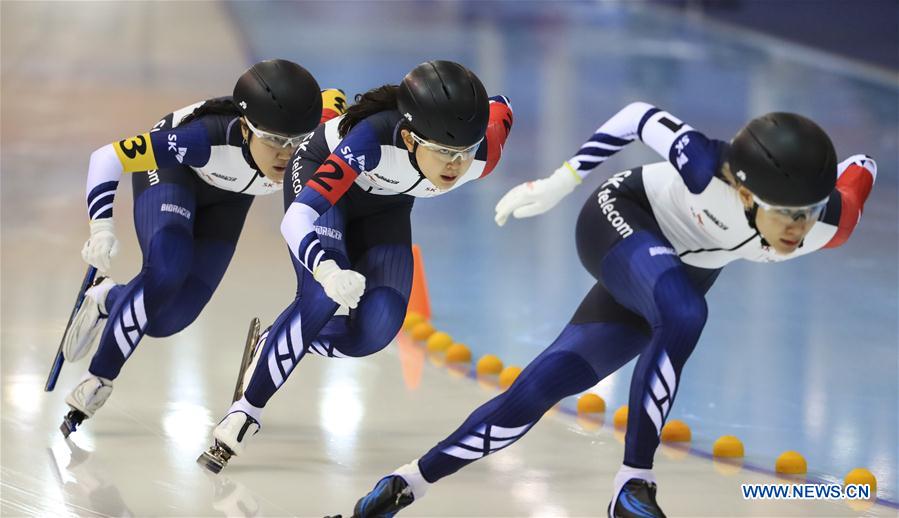 (SP)U.S.-MILWAUKEE-SPEED SKATING-FOUR CONTINENTS