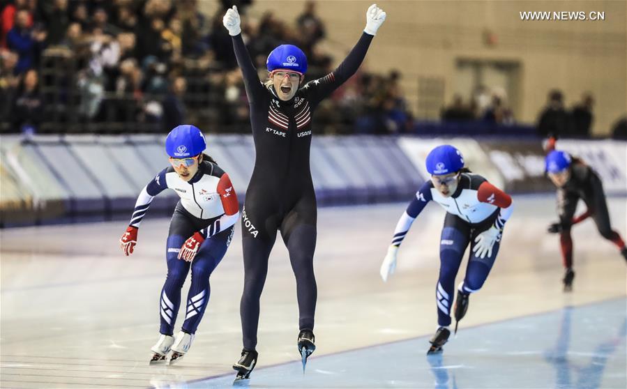 (SP)U.S.-MILWAUKEE-SPEED SKATING-FOUR CONTINENTS