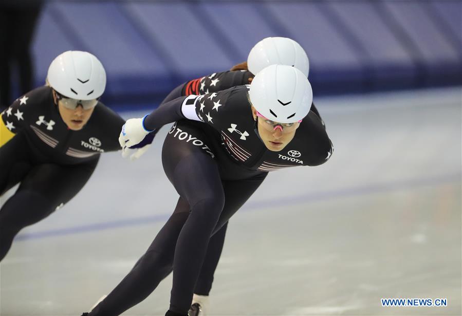 (SP)U.S.-MILWAUKEE-SPEED SKATING-FOUR CONTINENTS