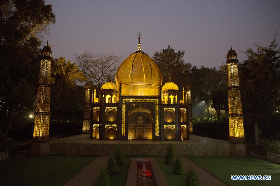 INDIA-NEW DELHI-REPLICAS OF SEVEN WONDERS