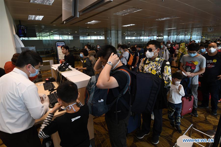 SINGAPORE-CHINA-CHARTER FLIGHT-HUBEI RESIDENTS 