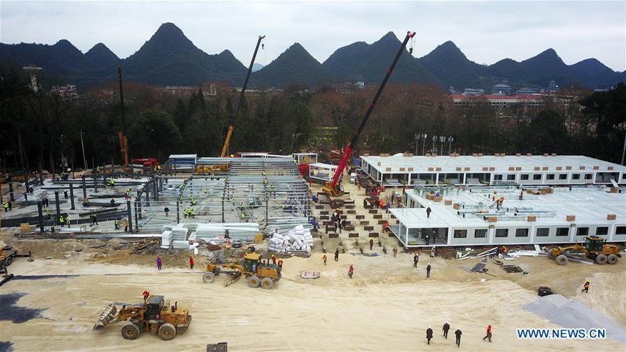 CHINA-GUIZHOU-GUIYANG-NOVEL CORONAVIRUS-HOSPITAL-CONSTRUCTION (CN)