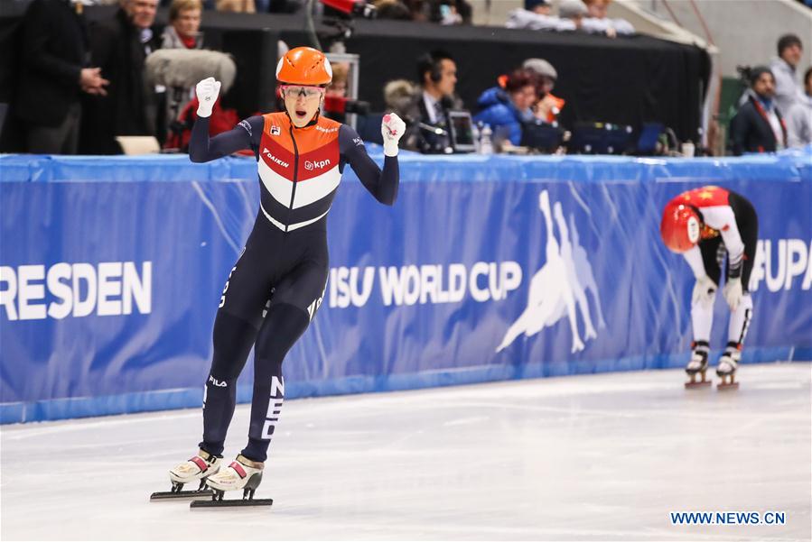 (SP)GERMANY-DRESDEN-SHORT TRACK-ISU WORLD CUP