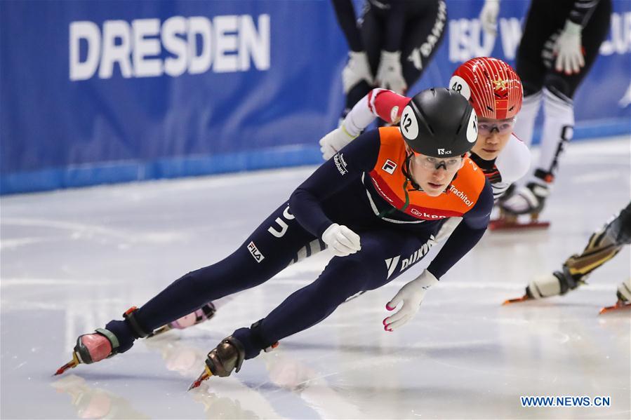 (SP)GERMANY-DRESDEN-SHORT TRACK-ISU WORLD CUP