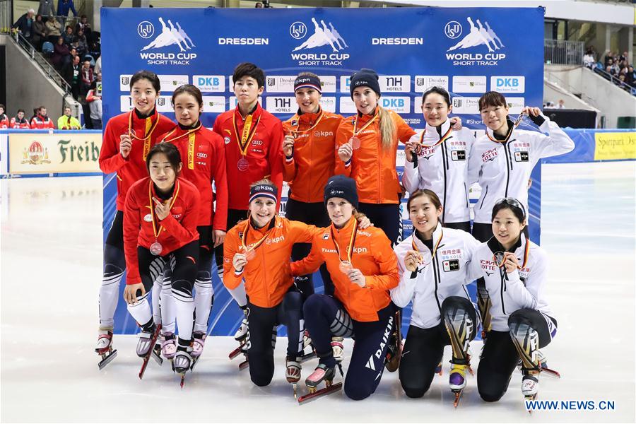 (SP)GERMANY-DRESDEN-SHORT TRACK-ISU WORLD CUP