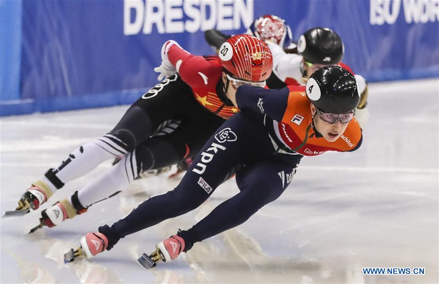 (SP)GERMANY-DRESDEN-SHORT TRACK-ISU WORLD CUP