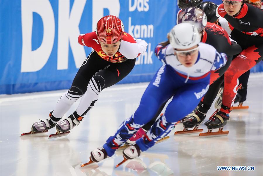 (SP)GERMANY-DRESDEN-SHORT TRACK-ISU WORLD CUP