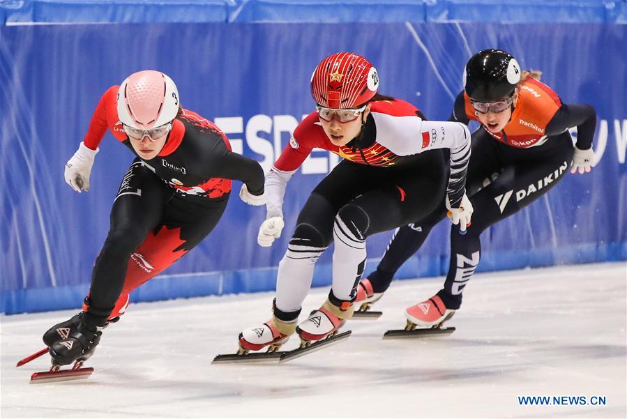 (SP)GERMANY-DRESDEN-SHORT TRACK-ISU WORLD CUP