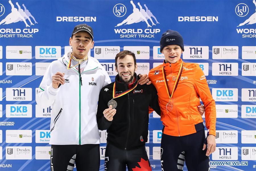 (SP)GERMANY-DRESDEN-SHORT TRACK-ISU WORLD CUP