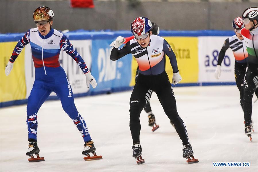 (SP)GERMANY-DRESDEN-SHORT TRACK-ISU WORLD CUP