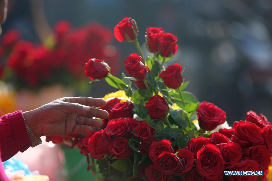 NEPAL-KATHMANDU-VALENTINE'S DAY-CELEBRATION